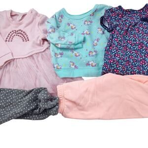 Girls 6-9M Clothing Bundle 5 Pieces Joe Fresh & More